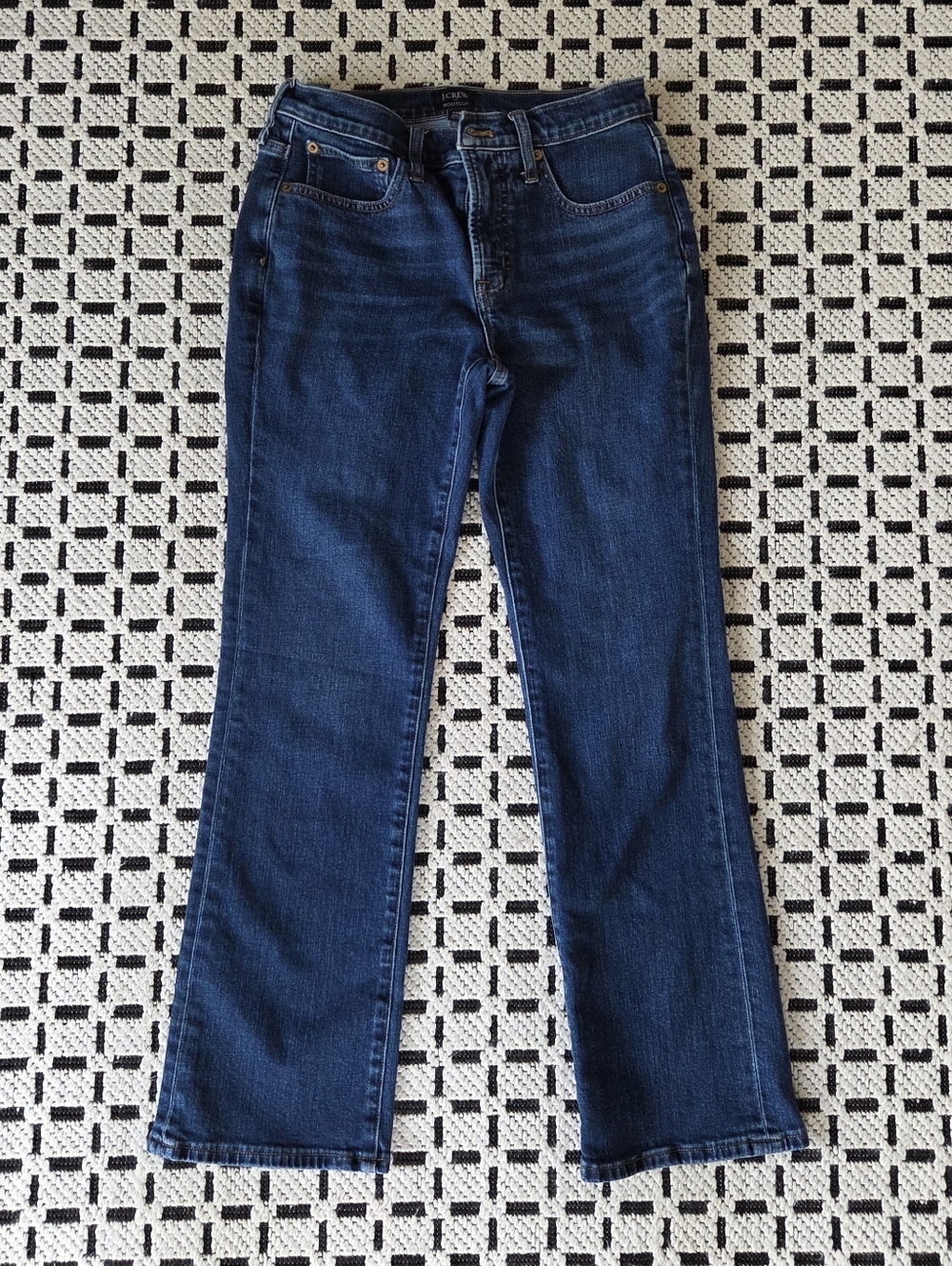 J. Crew Women's Dark Blue Boot-Cut Jeans
